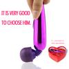 Weibliche Masturbation, kabelloses USB-Laden, AV-beschichteter Vibrator, Vibrationsstab, Inverter-Massagegerät