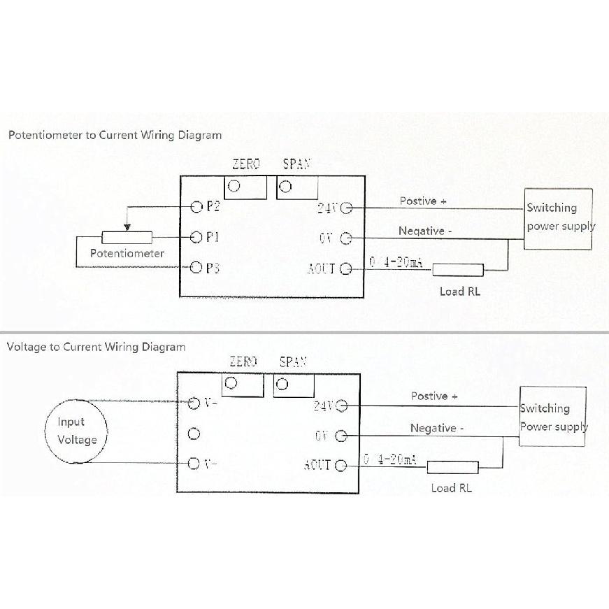 NOYITO Voltage to Current Module 0-10V to 4-20mA