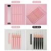 Professional Fine Tip Nail Art Liner Brush Set Metal Handle