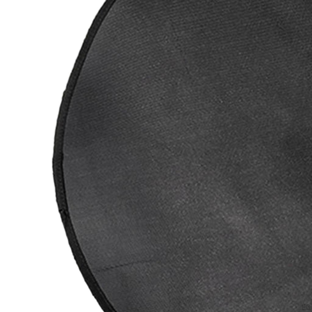 BBQ Floor Protective Mat, Fire Mat Round Double Layer Heat Insulation Fireplace Fireproof