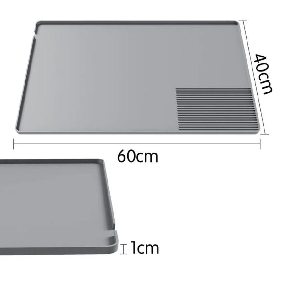Home Coffee Machine Table Mat Anti Slip Silicone Waterproof Matdrainage Device Coffee Shop Desktop Powder Pressing Accessories
