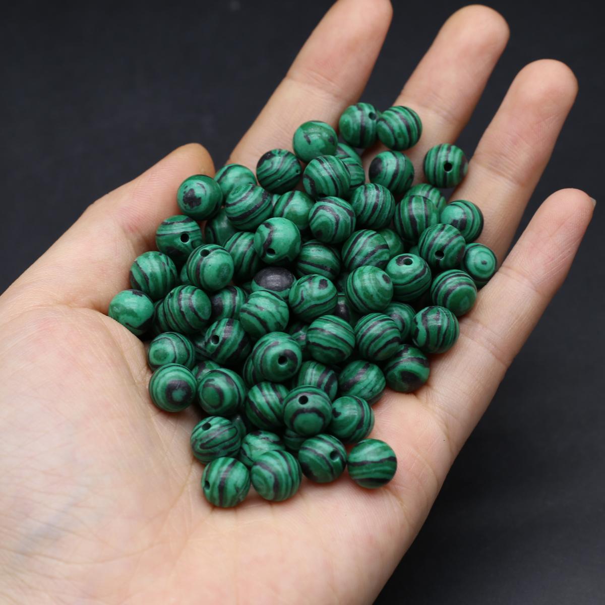 20 шт./упак. натуральный камень кристалл полуотверстие круглый шар свободные бусины — фото 14