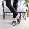 Nordic Size L [mianshe] Ultra-Lightweight Sandals/Slippers, Hygienic, Comfortable, Non-Slip, Unisex, Ivory,