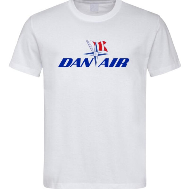 

Dan Air T Shirt 1083 Airline London Gatwick Southend Britannia Monarch Air 2000 5XL різнокольоровий