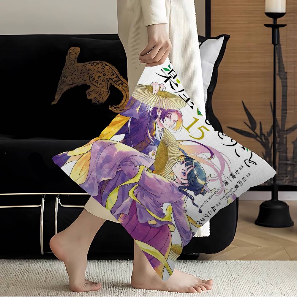 Anime The Apothecary Diaries Pillow Gift Home Office Decoration Bedroom Sofa Car Cushion Cover Case 45x45