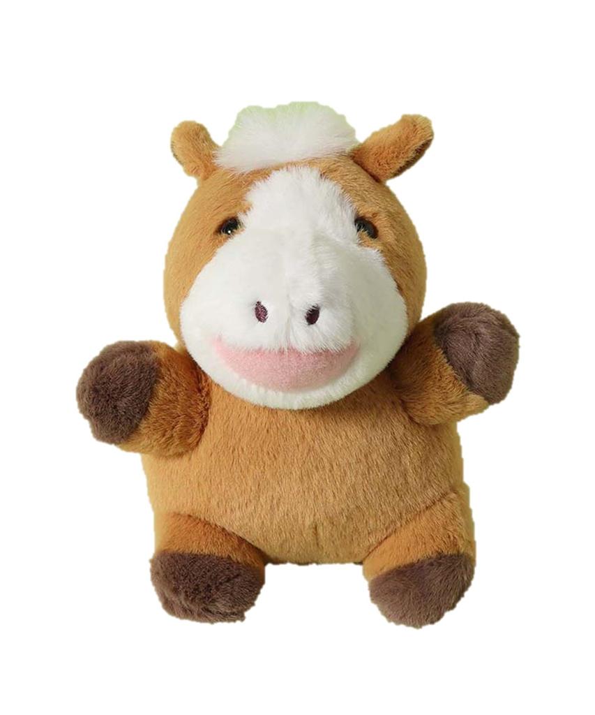 Naito Design Institute's Zodiac Pocha Horse Plush Toy, Brown, 2026, Year of the Horse, New Year's Day, Reiwa 8
