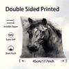 Modern Minimalist Animal Horse Pillow Cushion Cover Pillowcase Living Room Sofa Home Decor