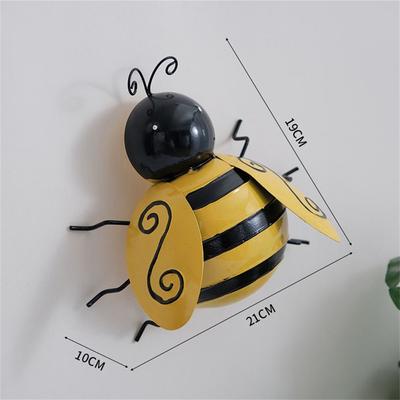 Niedliche Hummel Akzent für den Hinterhof-Garten Spielhaus Dekorative Schmiedeeisen-Ornamente für den Außenbereich