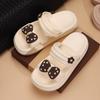 Slippers women's summer outer wear new beach thick-bottomed non-slip two wear fashionable flat-bottomed cool slippers