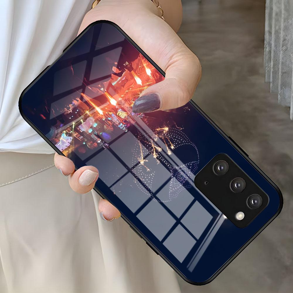 

Music Festival Tomorrowlands Phone Case For Samsung S26 S25 S24 FE S23 S22 S21 Plus S20 Ultra Note20Ultra Black Glass Cover Galaxy S23 Ultra