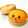 Dumpling Squishies Blow Bubbles Toy Dumpling Squishies Set with Steamer New Bubble-Blowing Squishies, Stretchy Fidget Sensory