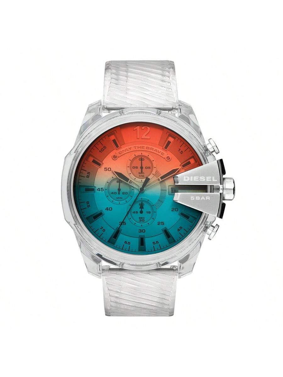 Diesel Silver Black Dial Stainless Steel Men s Quartz Movement DZ4515 белый