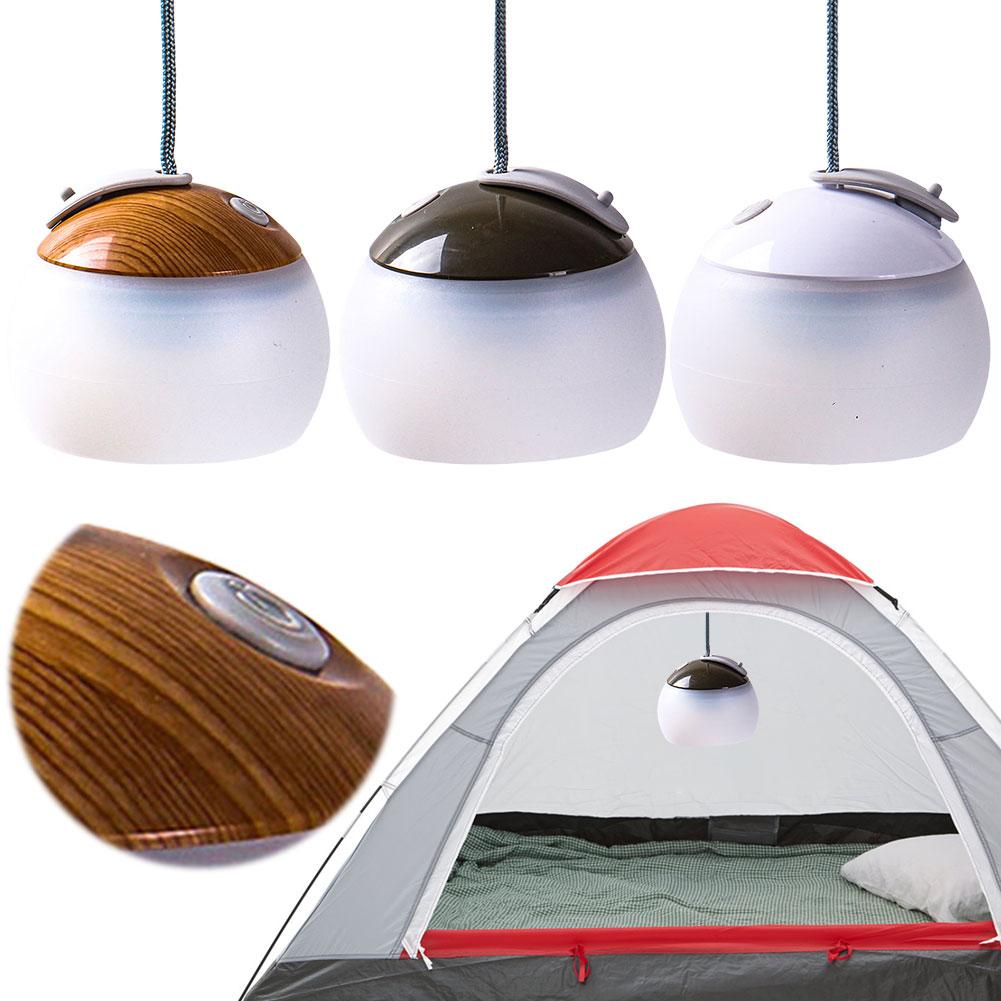 LED Portable Tent Lantern Power Bank Silicone Camping Lantern Waterproof Retro Table Lamp for Outdoor Emergency Situation Light
