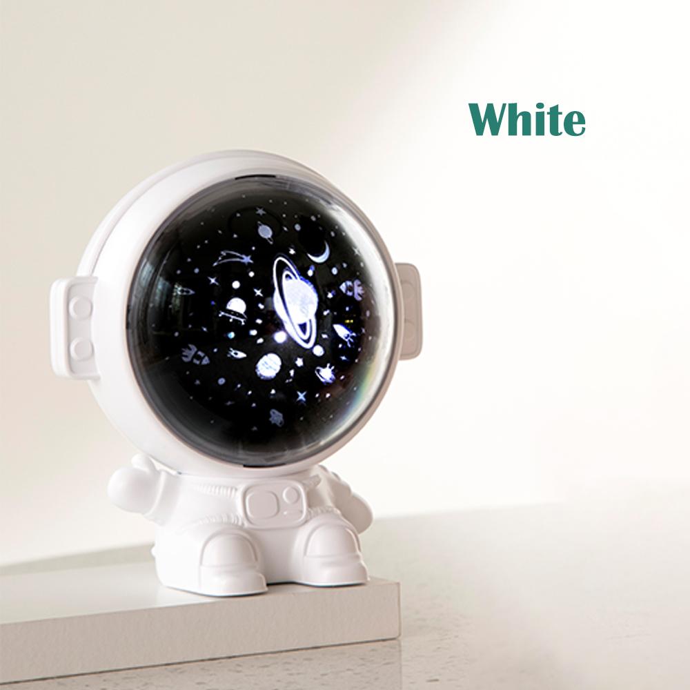 Astronaut Projection Light with Music Rechargeable 3 Color LED Nightlight Space/Starry sky/Ocean Pattern Ambience Lamp
