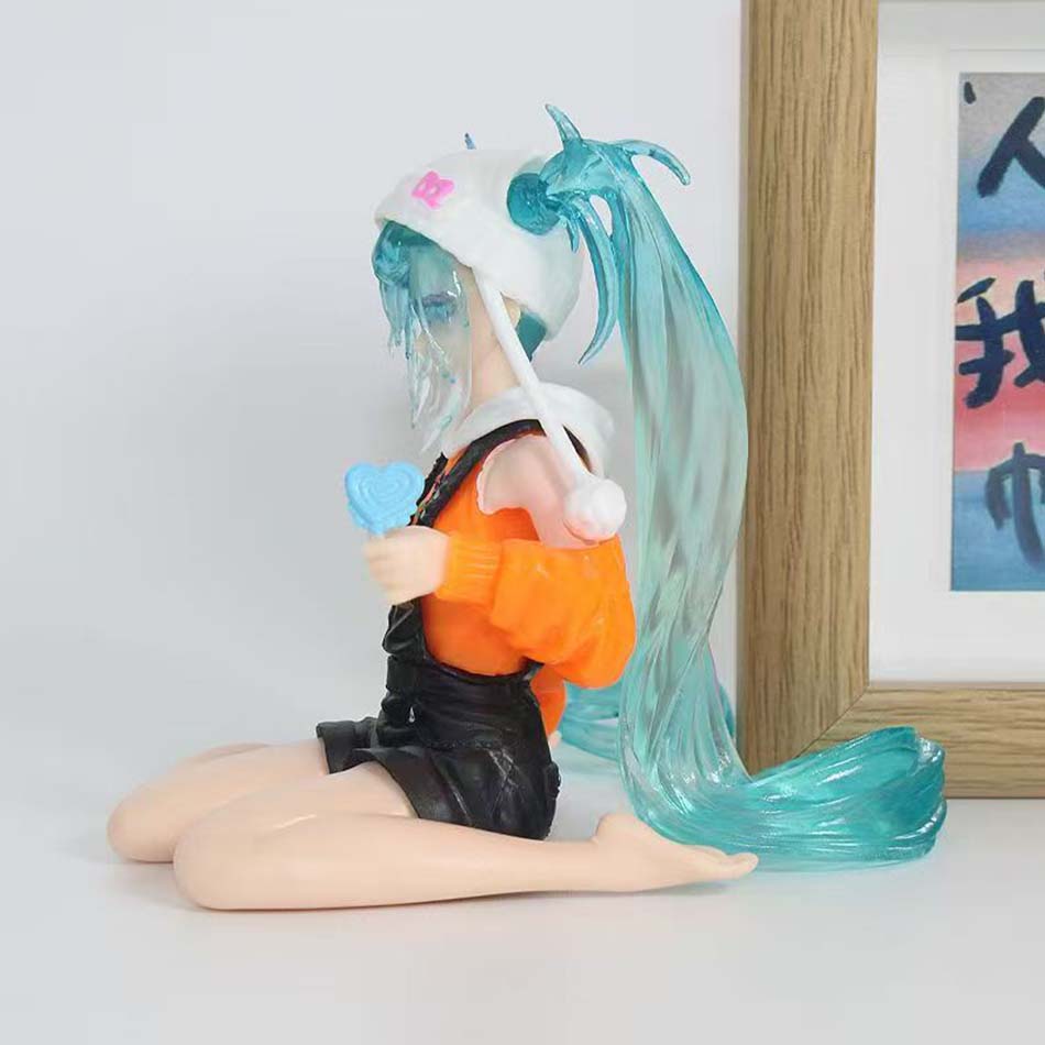 New In Stock FuRyu Noodle Stopper Hatsune Miku -Lollipop Ver.- PVC 15CM Anime Action Figures Model Collection Toy