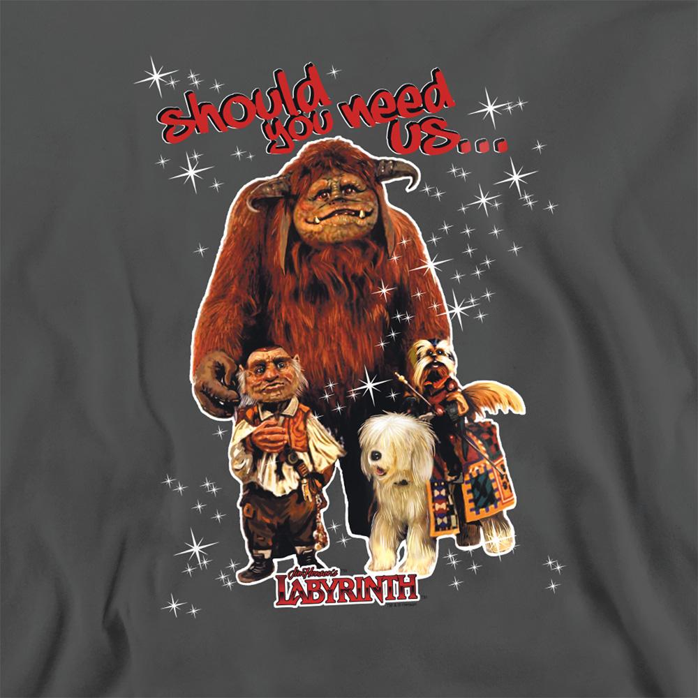 Labyrinth Unisex Adult Should You Need Us Sweatshirt