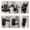 Sport Knee Brace Compression Sleeve 360 Degree Wrap Adjustable Shock Absorption Patellar Support