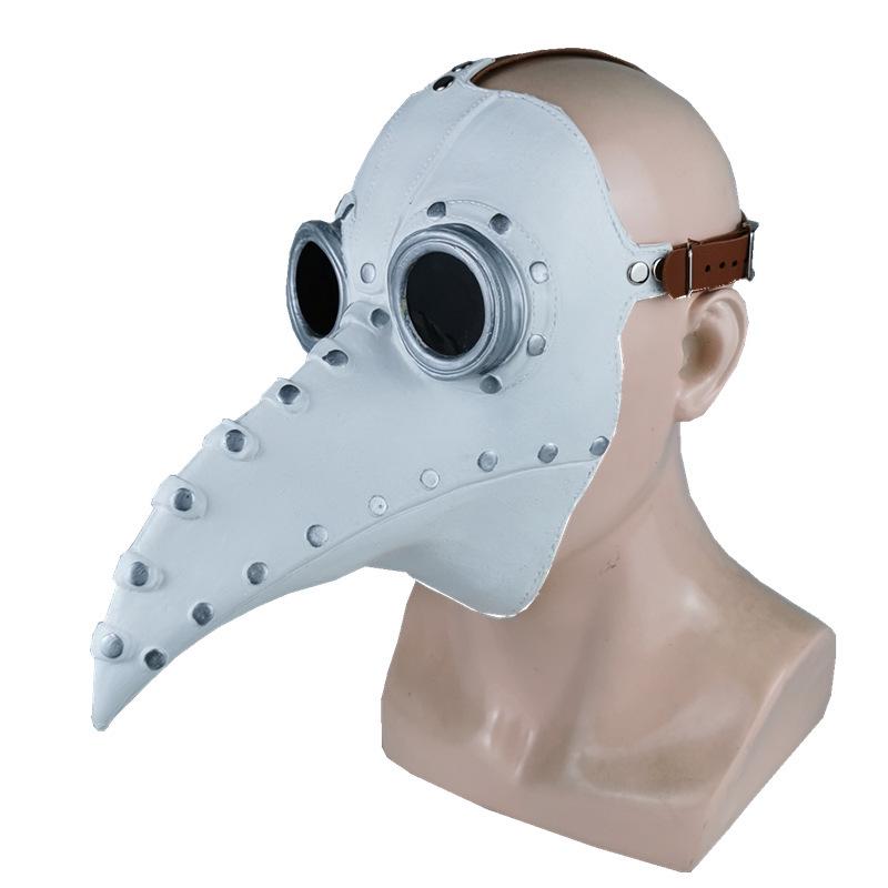 Halloween Plague Doctor Steampunk Mask - Gothic Black Death Costume Accessory