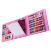 208Pcs Kids Drawing Kit Cartoon Design Assorted Bright Colors Multi Purpose Colored Crayons for