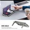 Galaxy Z Fold6 Case With Dual Kickstand Full Coverage Shockproof PC Cover In Gold Black