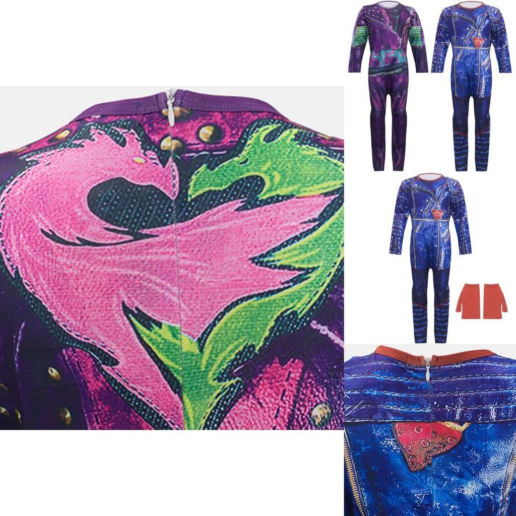 Descendants 3 Mal And Audrey Cosplay Costume For Kids Perfect For Halloween Parties