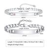 Couples Magnet Bracelets Handmade Braided Heart Shape Magnetic Bracelets, 2pieces Set  Rope Wristbands Anniversary Gift