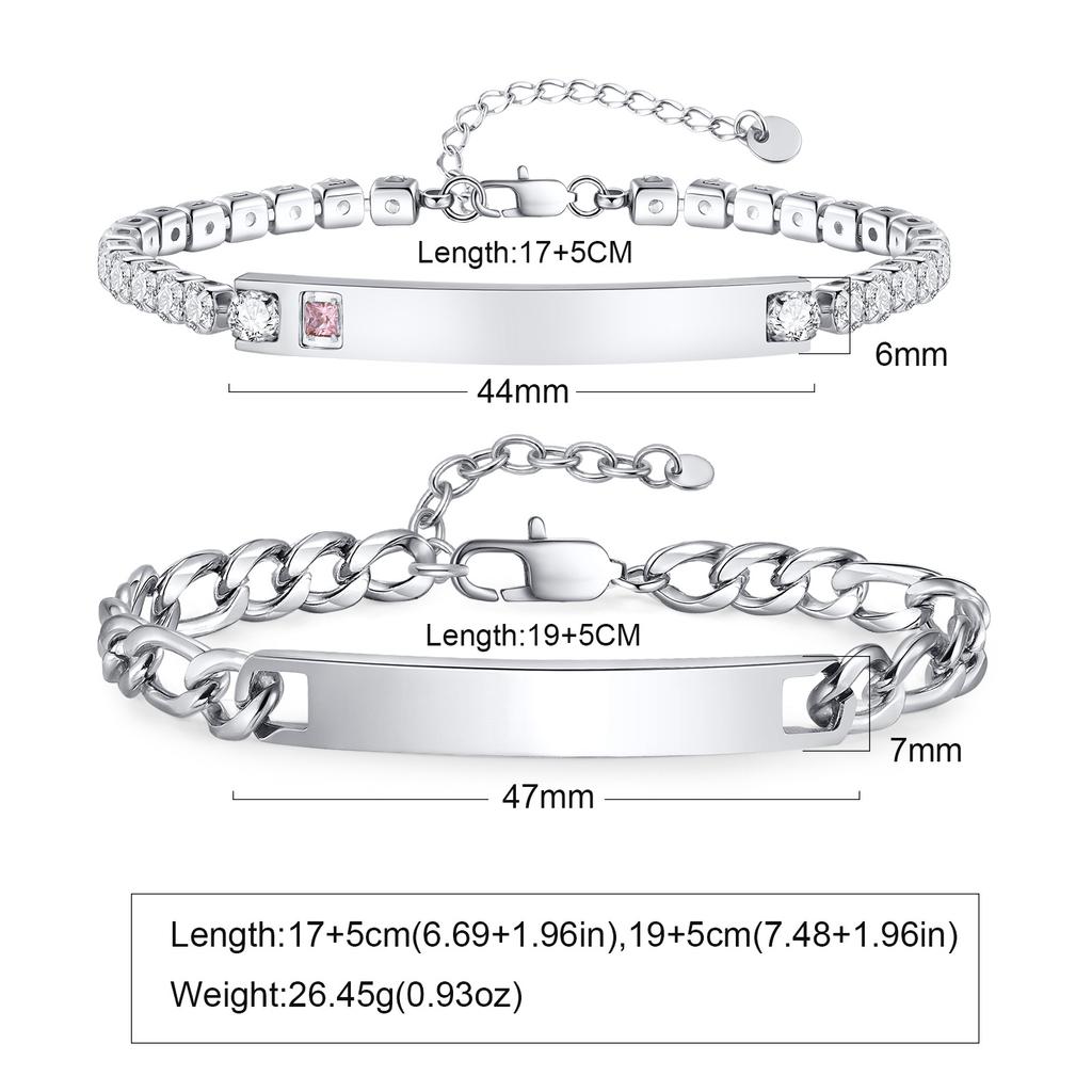 Couples Magnet Bracelets Handmade Braided Heart Shape Magnetic Bracelets, 2pieces Set Rope Wristbands Anniversary Gift