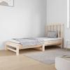 Daybed - Exclusive House - Solid Pine - 2x90x190 Cm Sliding - Slatted Base
