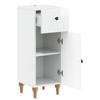 Bathroom Storage Cabinet ALKMAAR High Gloss White