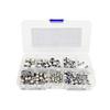M2-M8 Nylon Insert Lock Nut Metal Metric Locking Nuts Hexagon Nuts Kits Industrial Machinery Use