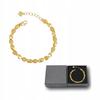Women's Bracelet 24k Gold Delicate Chain Buddha Beads Gift