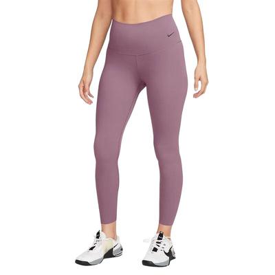 Nike Άνετο Διαπνέον Αθλητικό Μακρύ Παντελόνι Γυναικείο Μωβ DQ6016-523