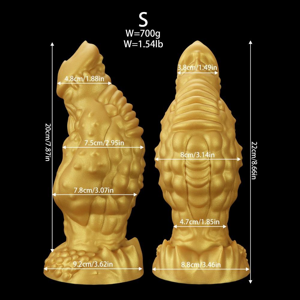 Muscle God Silicone Anal Plug - Wearable Butt Plug for Women, SM Training & Anal Stretching, Unique Irregular Design Adult Toy