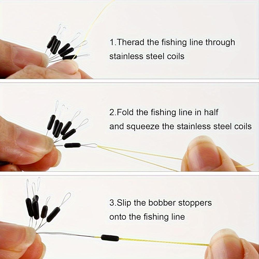 Fishing Bobber Stoppers - Designed to Prevent Line Slippage, These Stoppers Come in Medium Sizes And Are Easy to Use for Your Fishing Tackle