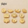 Journaling Collage Stamp 10Pcs Wax Seal Heads Set, Vintage Classic Embossed Sealing Handwritten Note for Envelopes Wedding Party Invitations