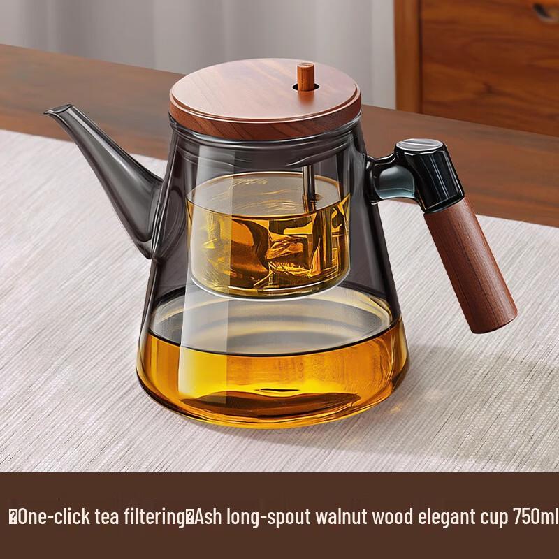 Zhicheng Jiamei Glass Tea Infuser with Wooden Handle
