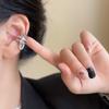 Exquisite Zircon Flower Ear Clip for Women: Fashionable Non-Piercing Cartilage Clip with Unique Design