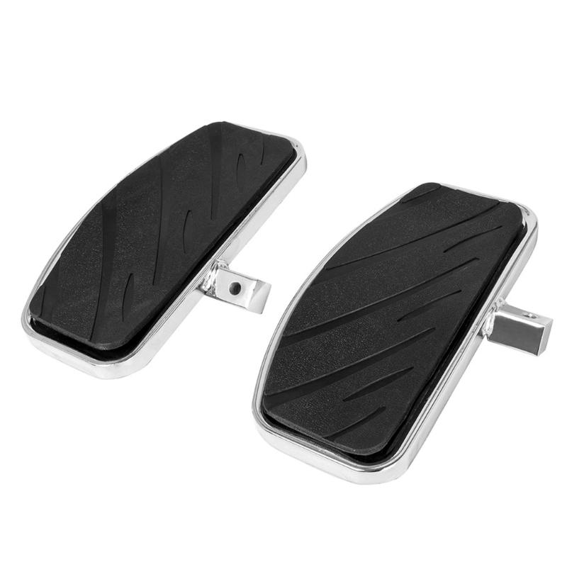 Universal Aluminum Rubber Motorcycle Foot Pegs Antislip Design Front Rear Foot Rest Pedal Modification