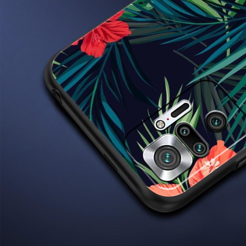Leaves Monstera Green Phone Case For Xiaomi Redmi Note 14 13 5G 10 11 12 Pro Plus 4G 14C 13C 12C 10C Black Cover