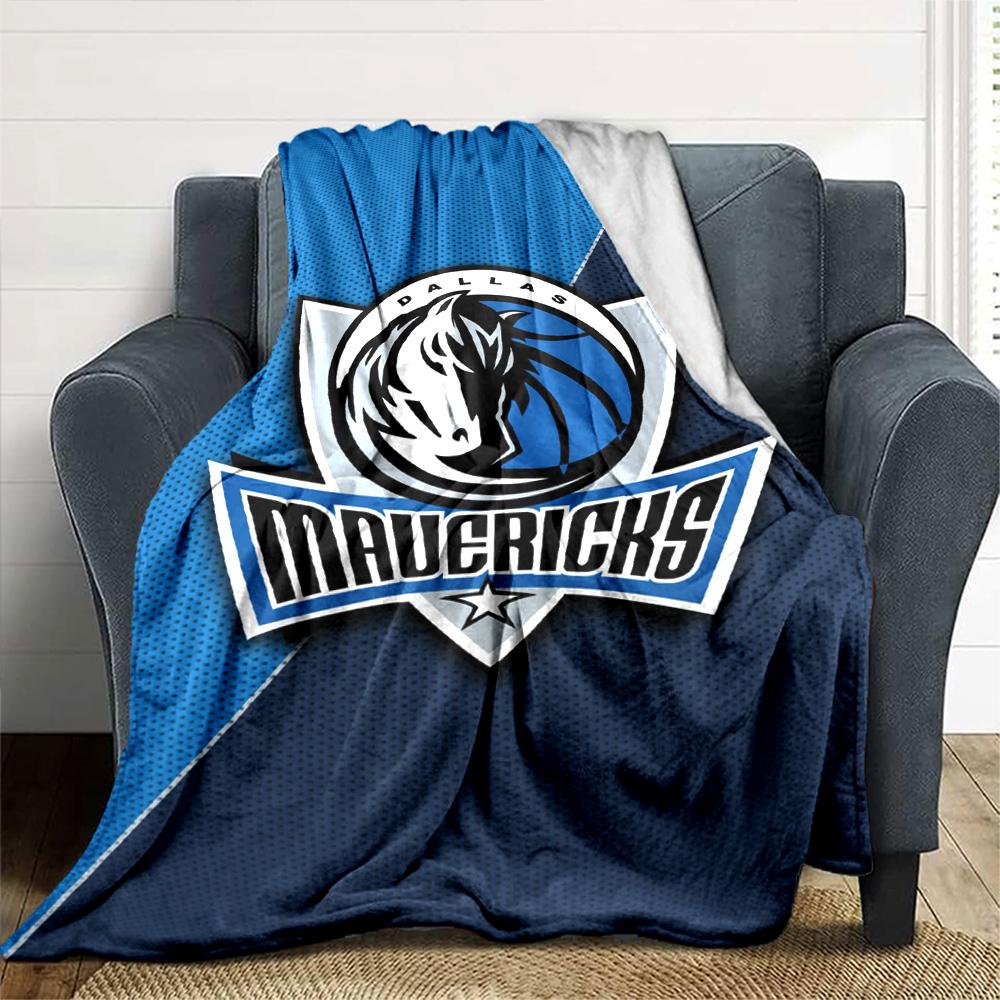Dallas Mavericks Print Flannel Blanket High Quality Warm Comfortable Cover for All Seasons Perfect for Gifts Home Decor
