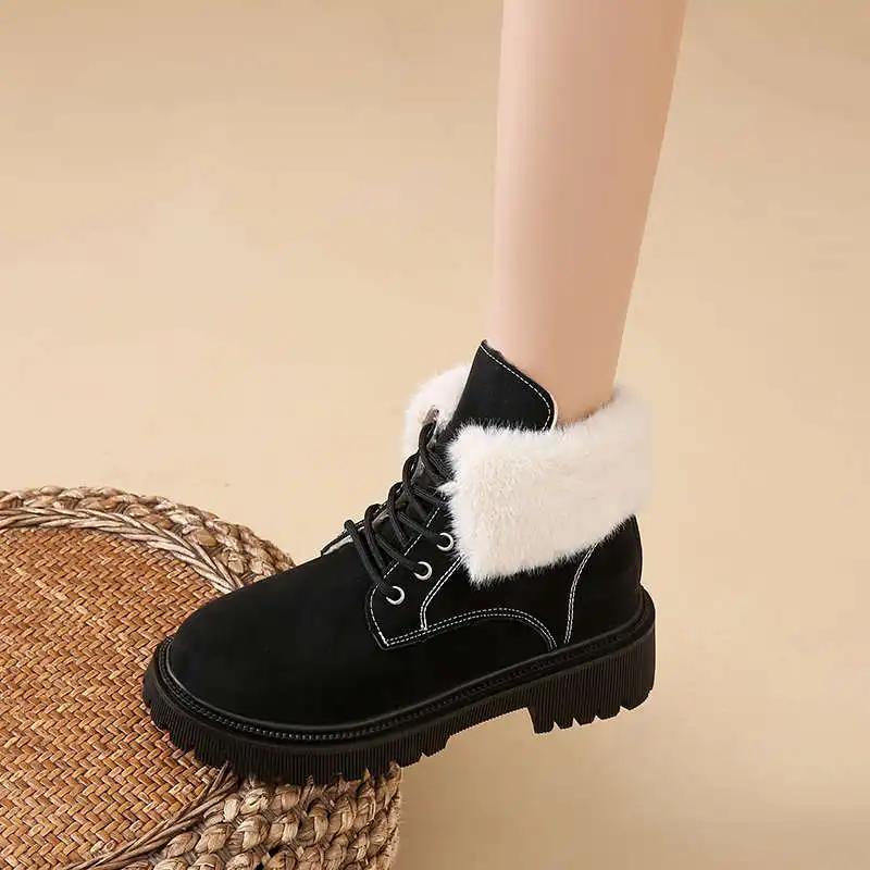 Fashion Autumn-spring Brown Women's Blue Boot Shoes Woman Boots Ankle Boots Woman Sneakers Sport Real Shors Brand Name Comfortable