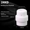 10Pcs Alumina Ceramic Ceramic Current Shunt Welding Torch Gas Diffuser  for MIG CO2 Welding Torch