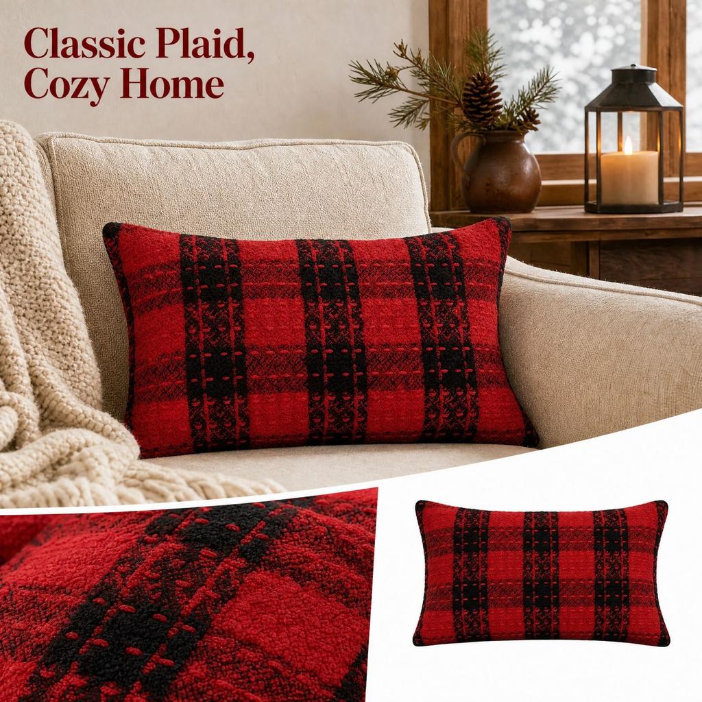 Plaid Covers for Living Room Sofa and Bedroom, Decorative Throw Cases