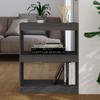 Day and Night - Day and Night Gray Pine Wood Shelf/space Divider 60x30x71.5 Cm