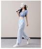 Women's Summer 2025 Casual Sportswear Set: New Style Hiking Sun Protection Clothing with Loose Cargo Pants