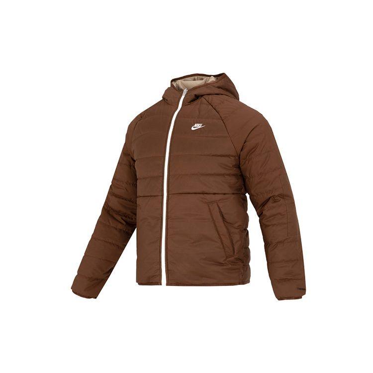 Nike Reversible Hooded Warm Cotton Jacket Men Jacket Khaki DH2784-247