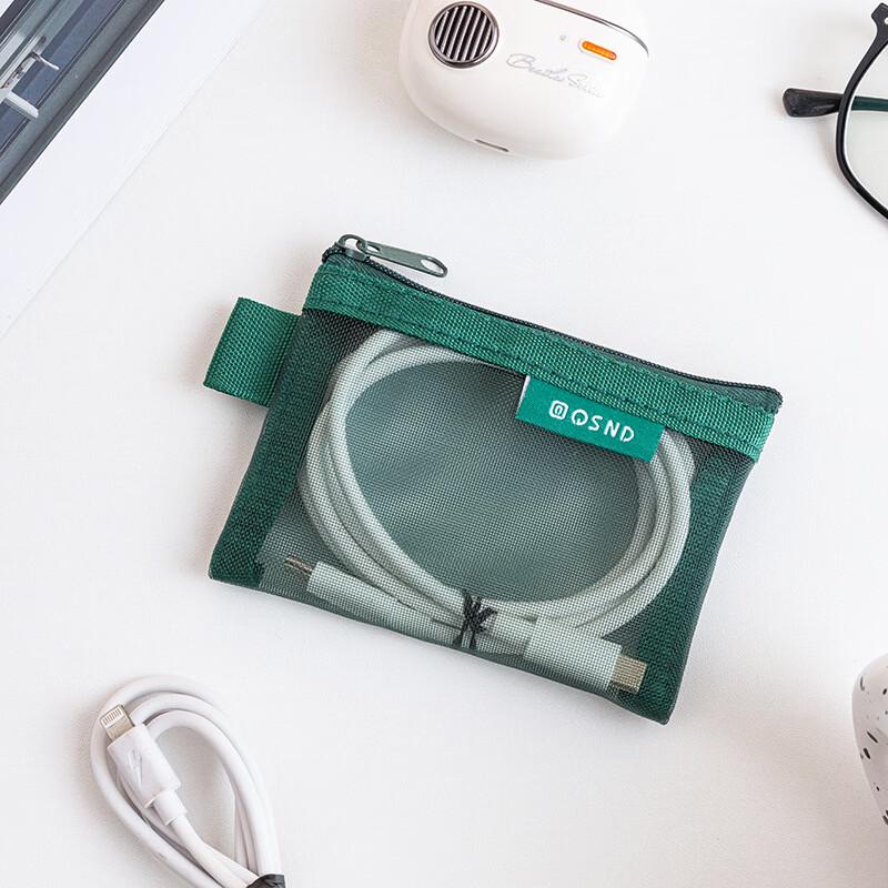 MDNG Transparent Mesh Storage Pouch for Electronics