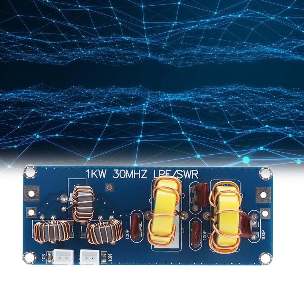 LPF 1KW 30MHZ Modul filtru dolní propusti SWR Filtrační deska pro HF napájecí zdroj SSB zesilovač