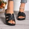 Summer Women's Shoes Women's Slippers Sandals Women's Shoes New Comfortable and Lightweight Wedge Heel Platform Sandals Women's Slippers Versatile