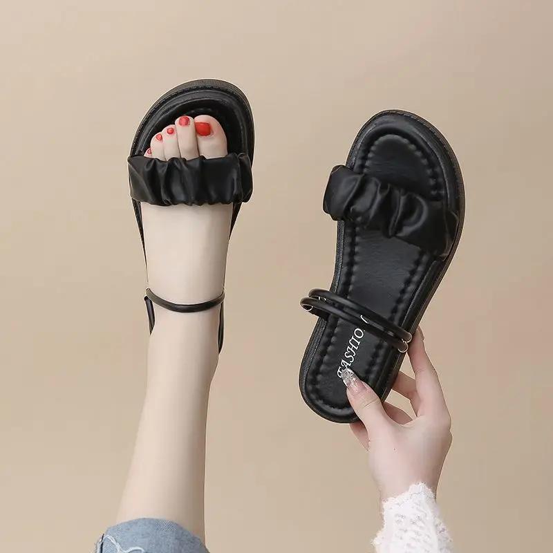 

Fashion Roman Style Platform Ladies Shoes Summer 2025 Offers Sandal Wholesale Daily Footwear Luxury Designer Trend Women s Sandals Sales 35